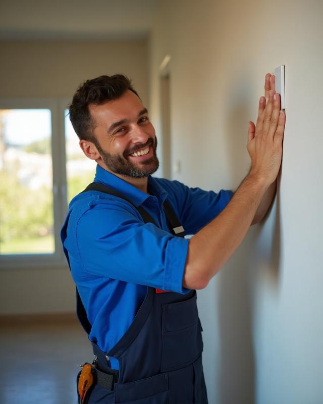 Profissional realizando reparos residenciais